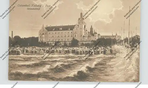 POMMERN - KOLBERG, Strandschloß, 1913