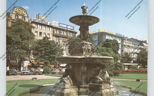 4000 DÜSSELDORF, Brunnen an der Königsallee