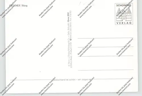 5202 HENNEF, Mehrbild-AK