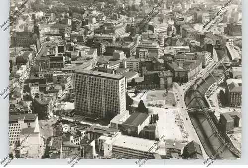 5600 WUPPERTAL - ELBERFELD, Glanzstoffhochhaus und Umgebung, Luftaufnahme