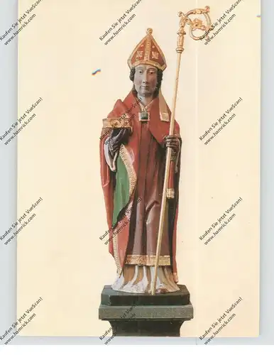 5603 WÜLFRATH - DÜSSEL, Pfarrkirche St. Maximin, Statue St. Maximin