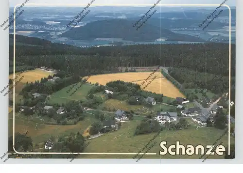 5948 SCHMALLENBERG - SCHANZE, Gasthof Pension Hanses, Luftaufnahme