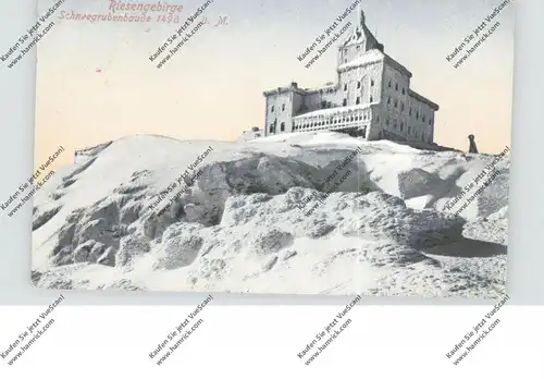 NIEDER-SCHLESIEN - KRUMMHÜBEL - BRÜCKENBERG / KARPACZ, Schneegrubenbaude, 1925