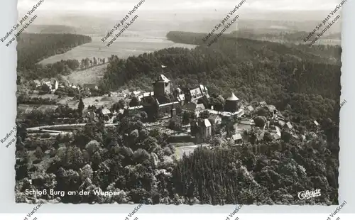 5650 SOLINGEN - BURG, Luftaufnahme 1961