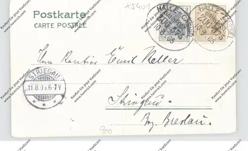 0-5401 HELBEDÜNDORF - FRIEDRICHSRODE, Lithographie, Mittelknick
