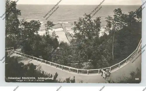 OSTPREUSSEN - RAUSCHEN / SWETLOGORSK, Schlängelweg, 1944