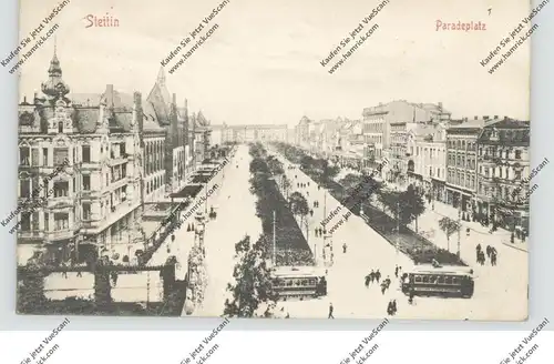 POMMERN - STETTIN, Paradeplatz, 1908