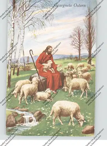 OSTERN - Jesus und Osterlämmer