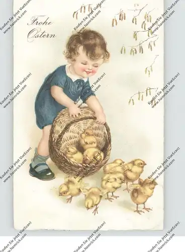 OSTERN - Mädchen mit Küken