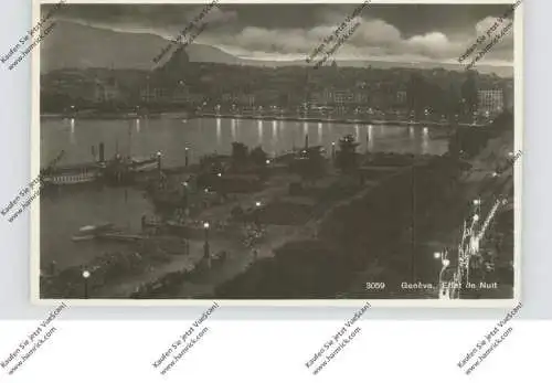 CH 1200 GENF / GENEVE GE, Effet de Nuit, 1930, spanische Frankatur