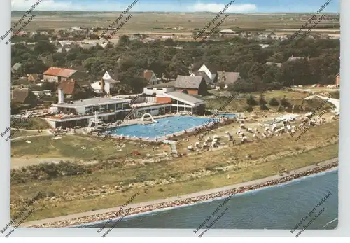 2280 SYLT - KEITUM, Meerwasserschwimmbad, Luftaufnahme