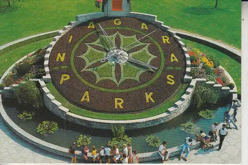 BLUMENUHR / Flower Clock / Horloge Fleurie / Bloem Klok / Reloj de Flores / Fiore Orologio -  NIAGARA PARKS