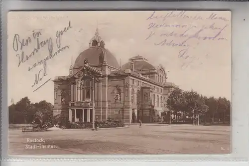 0-2500 ROSTOCK,  Stadt-Theater, 1928