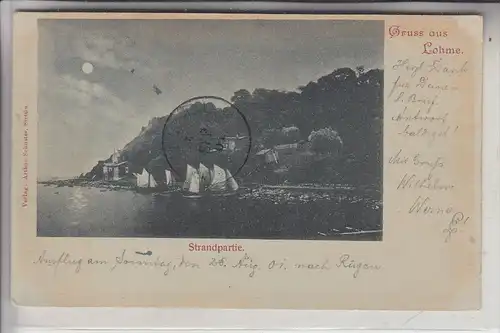 0-2331 LOHME / Rügen, Strandpartie 1901