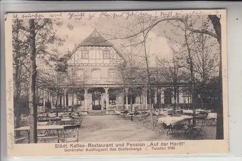 4000 DÜSSELDORF - GRAFENBERG, Restaurant "Auf der Hardt", 1914