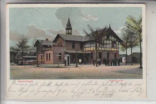 4790 PADERBORN - SENNELAGER, Hauptwache, 1914