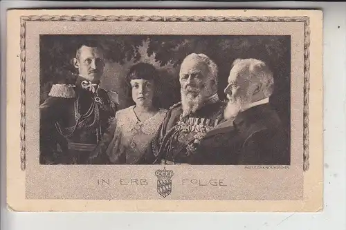 MONARCHIE - BAYERN, Erbfolge, 1910