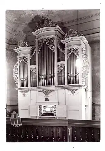 0-9340 MARIENBERG - ZÖBLITZ, Kirche, Silbermann-Orgel