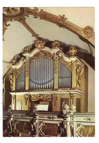 MUSIK - ORGEL, BURGK, Silbermannorgel