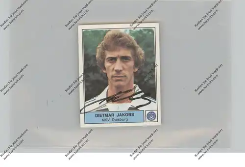 FUSSBALL - HAMBURGER SPORT VEREIN - DIETMAR JACOBS, Autogramm