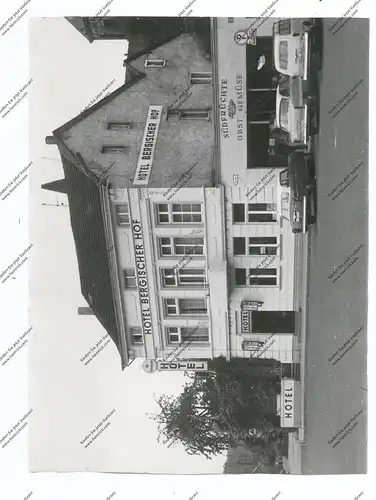 5480 REMAGEN, Hotel Bergischer Hof, großformatiges Photo 24 x 17,8 cm, OPEL, BORGWARD
