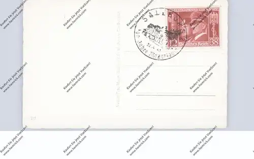 DEUTSCHES REICH - 1941, Michel 763, Hitler / Mussolini, Sonderstempel Salzburg Mozarteum