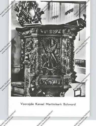 FRIESLAND - BOLSWARD, Martinikerk, Kansel