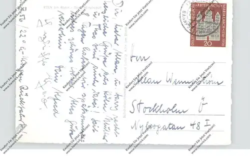 BUND - 1956, Michel 238 Maria Laach, AK nach Schweden