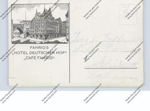 8000 MÜNCHEN, Fahrig's Hotel Deutscher Hof, Billardsaal