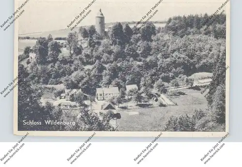 5374 HELLENTHAL - WILDENBURG, Schloss Wildenburg, 1948, kl. Eckknick
