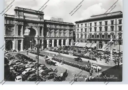 I 50121 FIRENZE / FLORENZ, Piazza della Repubblica, OLDTIMER !!!