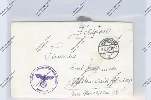 0-1500 POTSDAM, Postgeschichte, Feldpost 1941, Heeresunteroffiziersschule