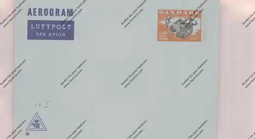 DANMARK - 1975, postal stationery Michel LF26, KZ38