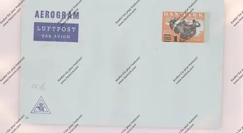 DANMARK - 1967, postal stationery Michel LF22, KZ32