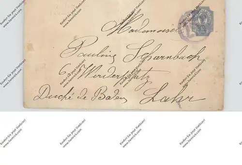 RUSSIA / RUSSLAND, postal stationery / Ganzsache, Michel U 34 A, 1899, Petersburger Nummernstempel 6