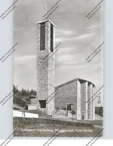 5438 WESTERBURG, Katholische Kirche, Aussenansicht, 1964