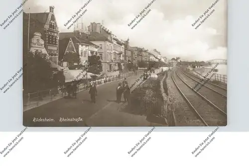 6220 RÜDESHEIM, Rheinstrasse, Eisenbahnlinie