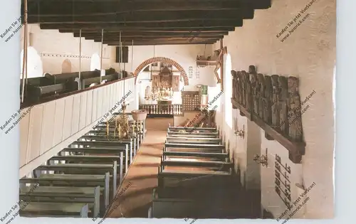 2278 NEBEL/ Amrum, St.Clemens Kirche, Innenansicht