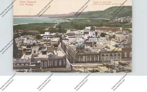 E 35001 LAS PALMAS DE GRAN CANARIA, Vegas de San Jose, Schiffspost / Ship Post,  Hollandsche Lloyd, Brasil stamps