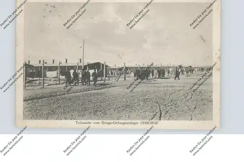 O-5804 OHRDRUF, Kriegsgefangenenlager, Zensur Langensalza, 1916  nach Frankreich