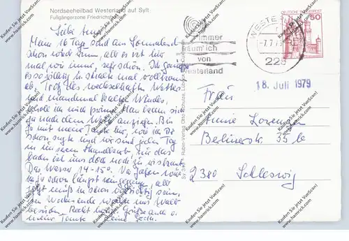 2280 SYLT - WESTERLAND, Fussgängerzone