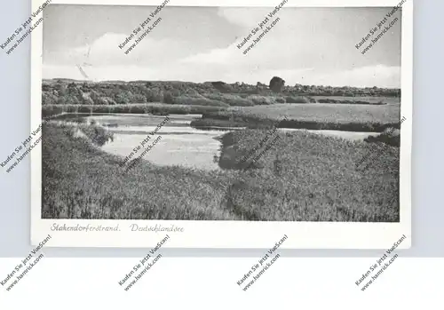2306 SCHÖNBERG - STAKENDORF, Stakendorfer Strand, Deutschlandsee, Landpost-Stempel 1956