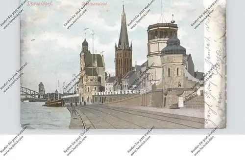 4000 DÜSSELDORF, Rheinufer, 1907