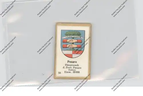 I 61121 PESARO, Stadtwappen. Abdullah Sammelbild