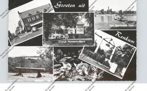 GELDERLAND - RENKUM, Veer, Dorpstraat, Airbourne Monument, Oranje Nassau's Oord..