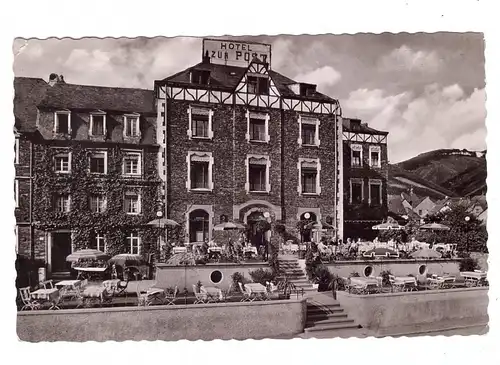5553 ZELTINGEN, Hotel Nicolay "Zur Post", 1954