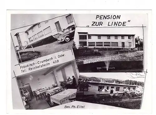 6101 FRÄNKISCH  - CRUMBACH, Pension "Zur Linde"