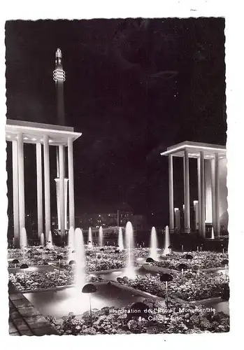 EXPO - 1939 LIEGE, Illumination de l'Entree