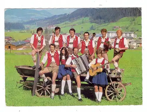 OLYMPIA - 1972 SAPPORO, Schuhplattlergruppe Westendorf, kl. Kleberest