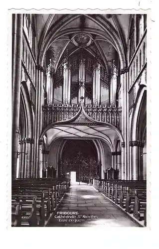 CH 1700 FREIBURG / FRIBOURG FR - Kathedrale, Innenansicht, Orgel
